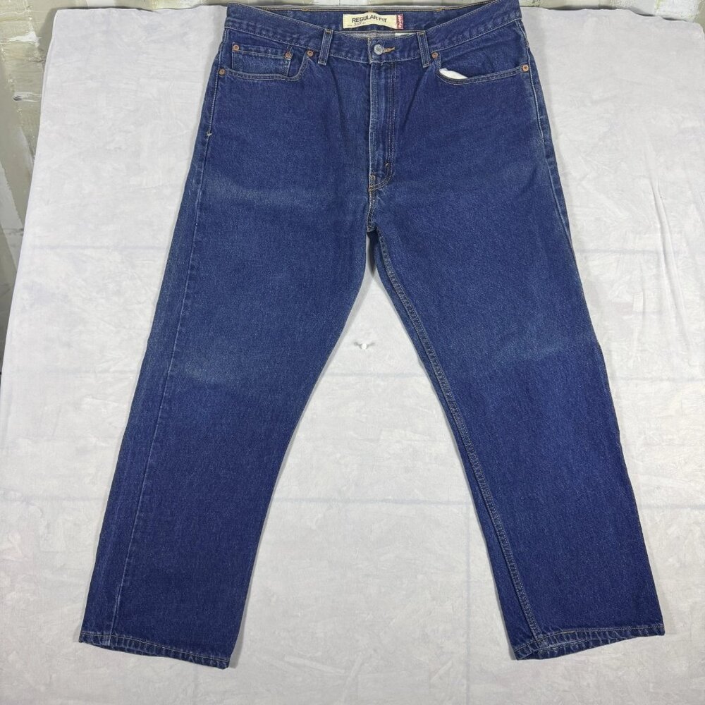 Levi's 511 Men's Straight Jeans Blue Denim Slim Fit 5-Pocket Design W34‎ L30